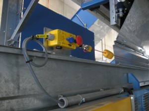 Safety switch wire in detail
